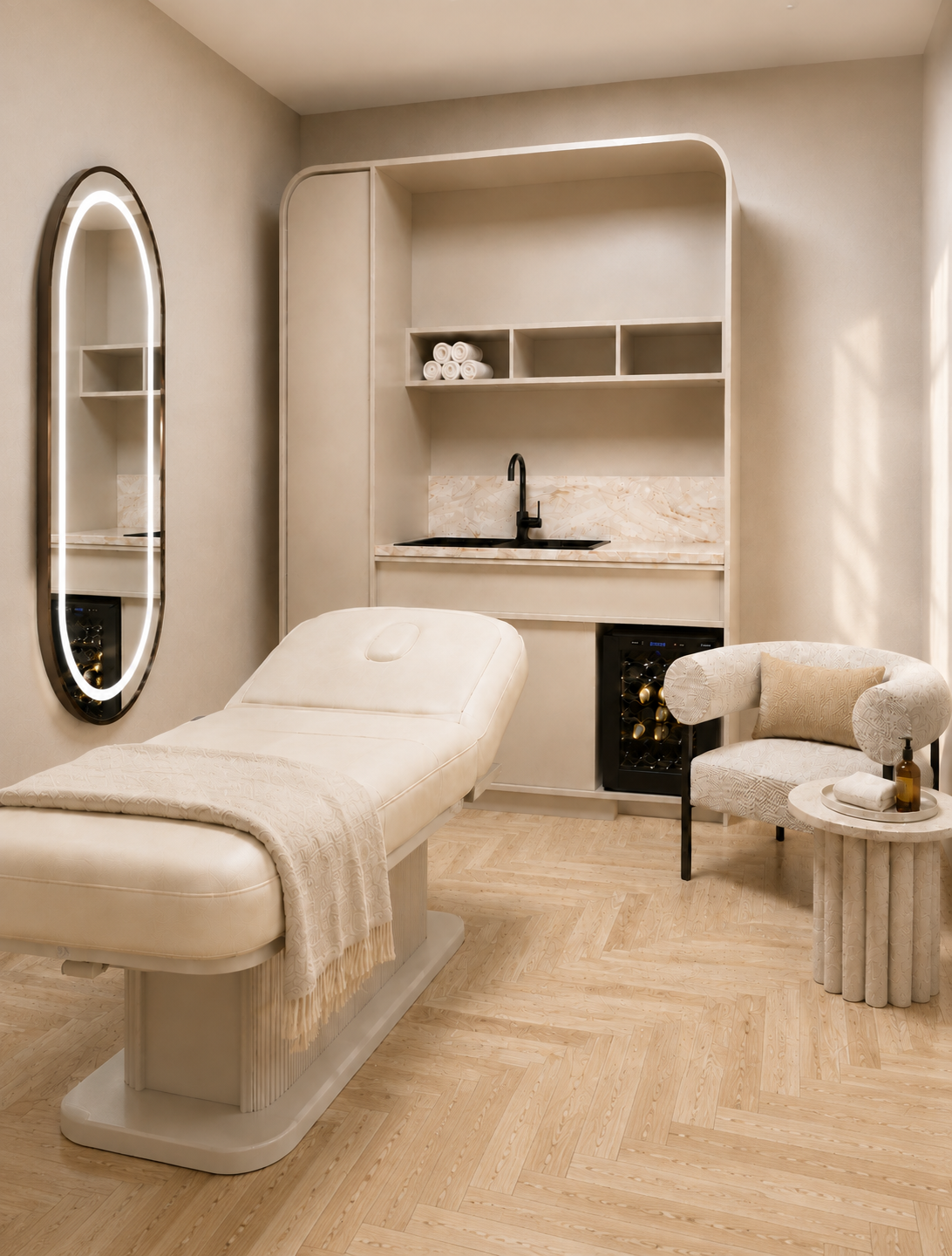 Deluxe Single beauty and wellness studio rendering at Salon Lane Richmond